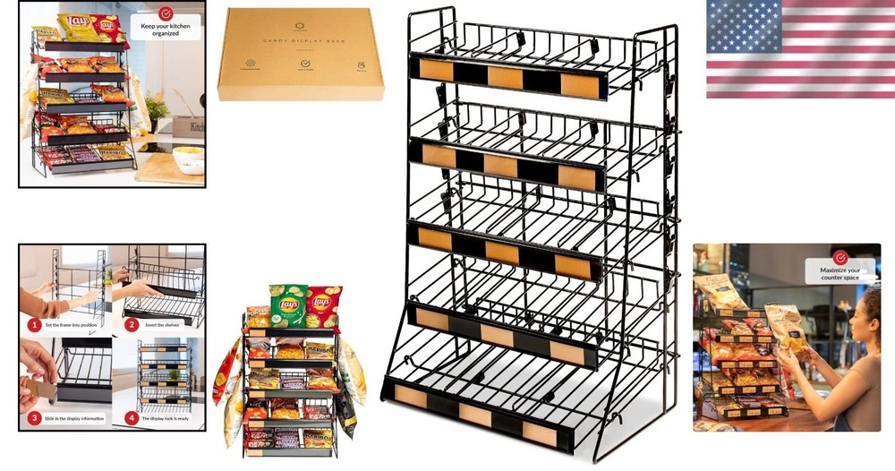 Merchandising Shelf for Snacks