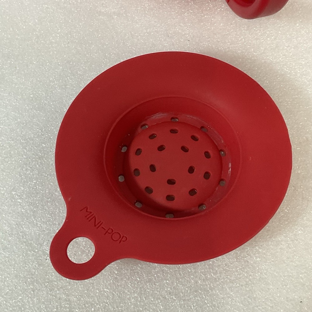 Ecolution Tasty Mini-Pop Microwave Popcorn Maker 1.5qt Red