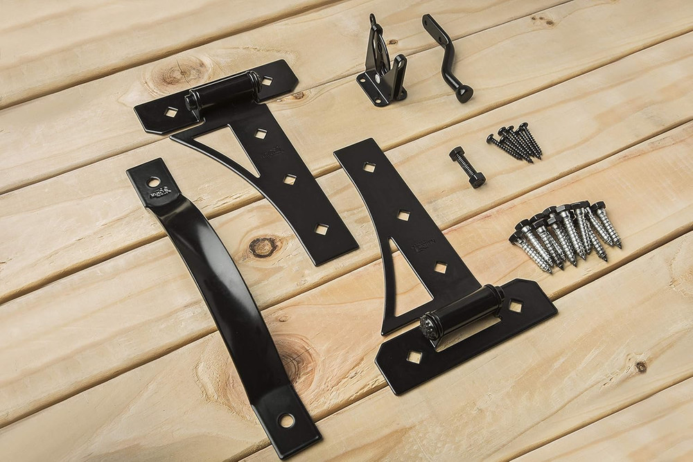 Transitional Gate Kit N109-314 with Gate Latch, Gate Hinges, and Gate Pull