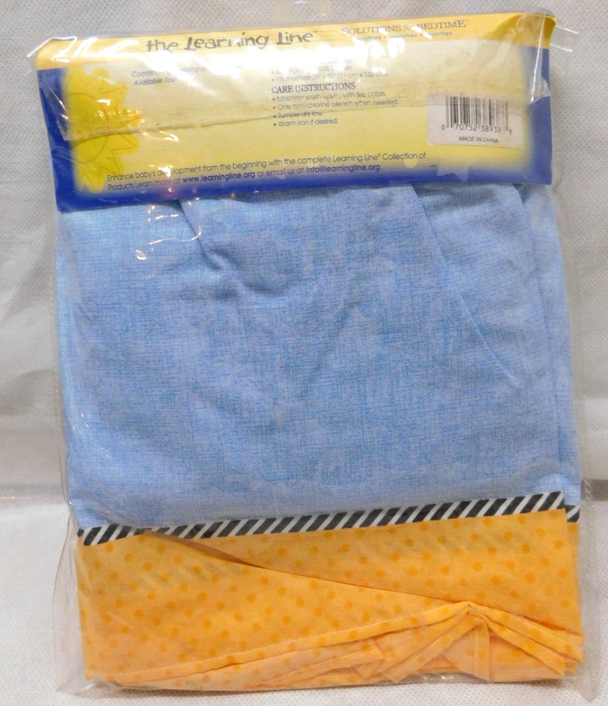 The Learning Line Crib Ruffle Jungle Learning Nursery Valance