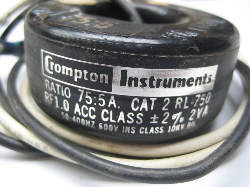 COMPTON INSTRUMENTS RL-750 CURRENT TRANSFORMER UNMP