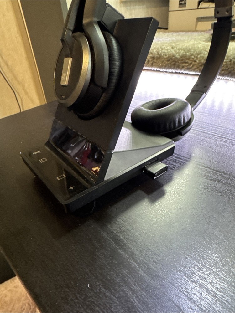 Sennheiser EPOS SDW60 Headset, SDW 3 BS Base, And BTD 800 USB Bluetooth Bundle