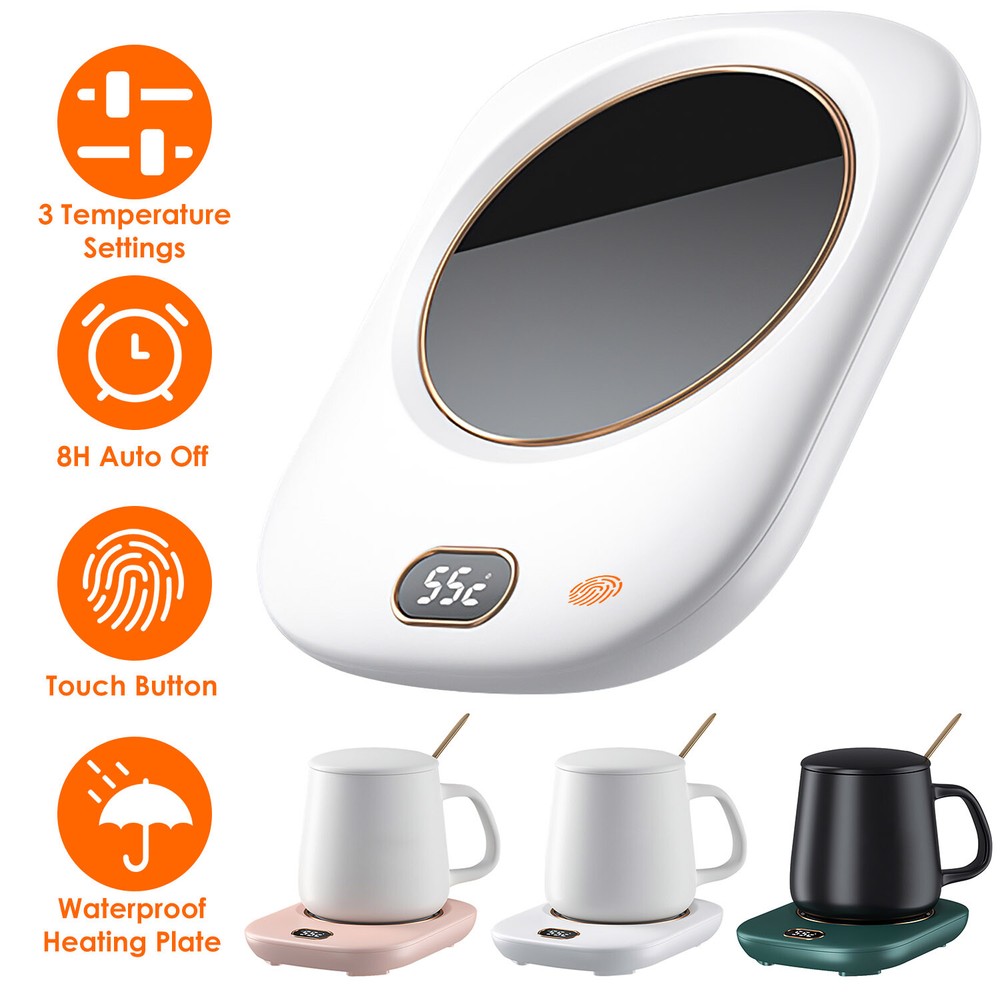 Electric  Tea Milk Beverage Cup Heat Heating Pad Portable