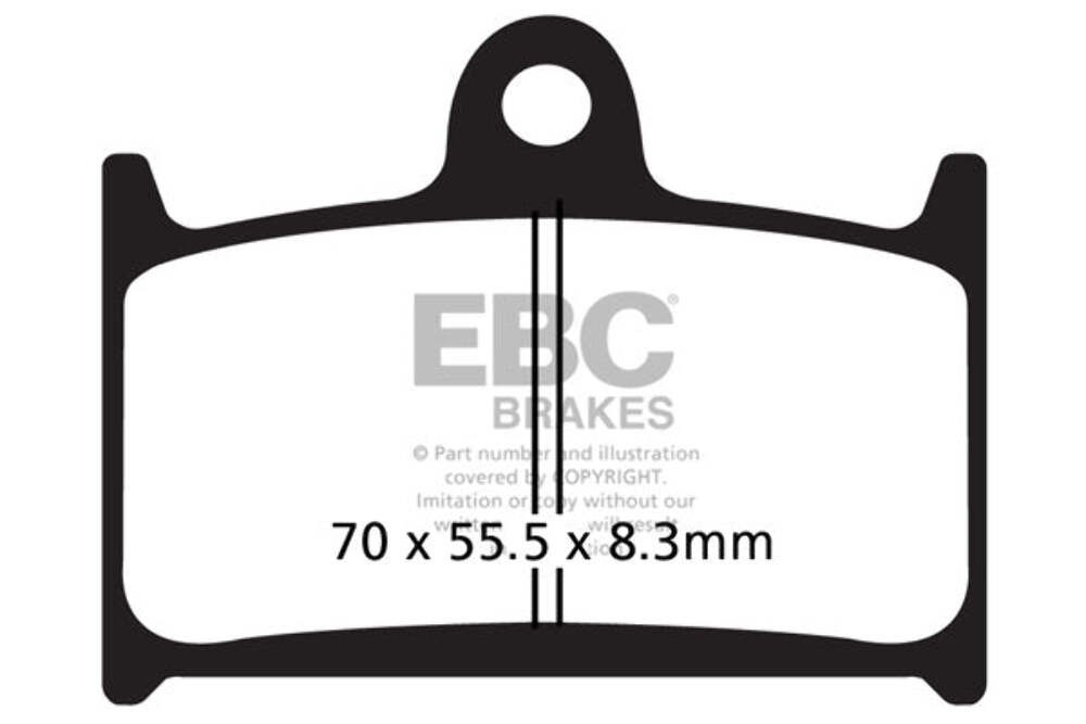 EBC Sintered Brake Pad FA236HH High Performance