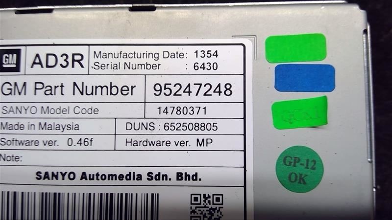 Info-GPS-TV Screen Fits 13-16 ENCORE 872505