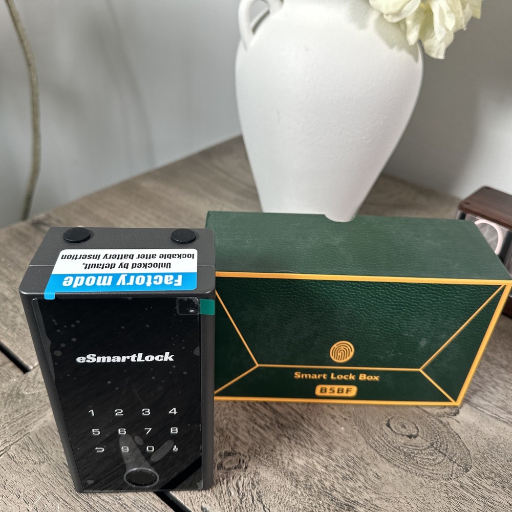 Smart Lock Box, Fingerprint, APP, Bluetooth