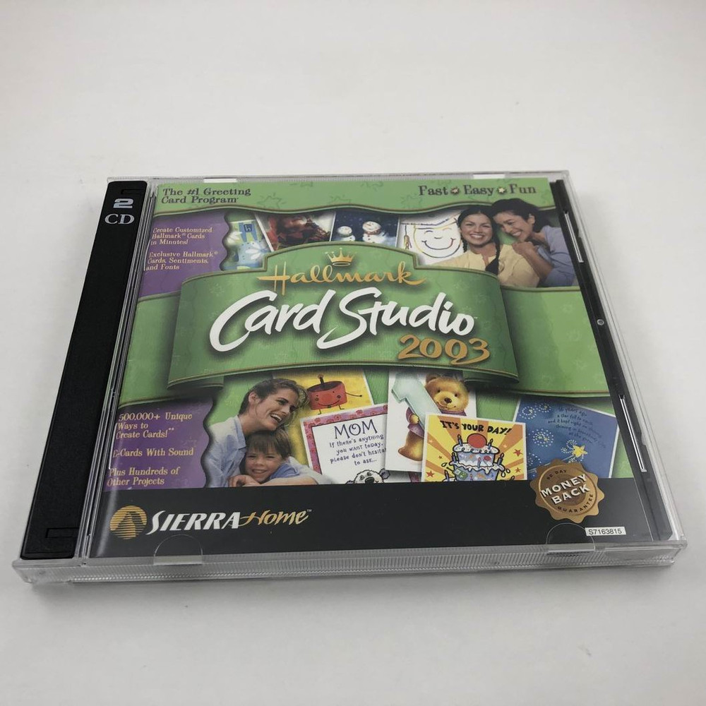 HALLMARK CARD STUDIO 2003 For WIN 98/2000/XP CD-ROM