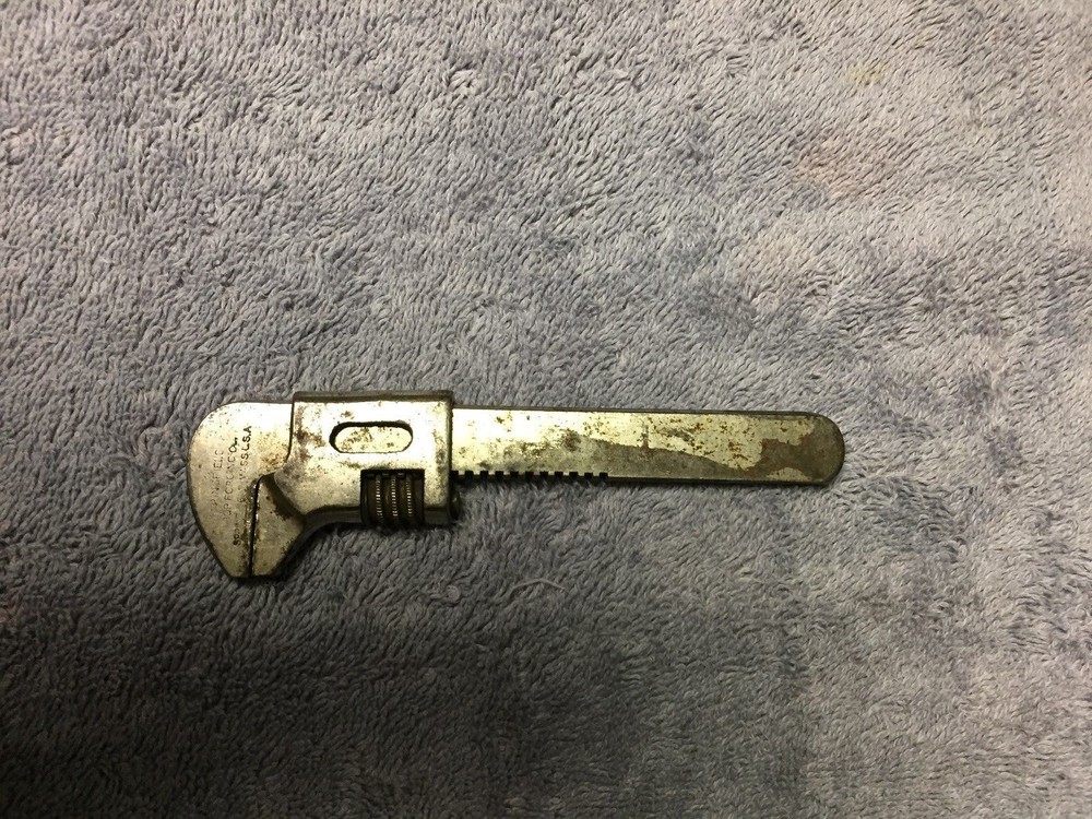 VINTAGE PREWAR SPRINGFIELD DROPFORCING CO. MASS. ORIGINAL ADJUSTABLE WRENCH
