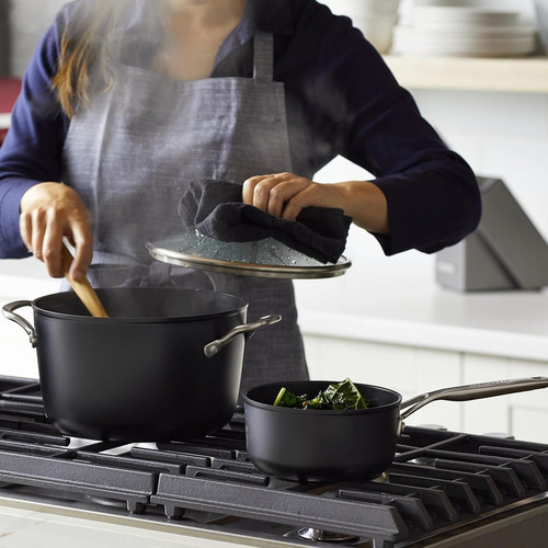 KitchenAid Hard Anodized Induction Nonstick Cookware Pots and Matte Black