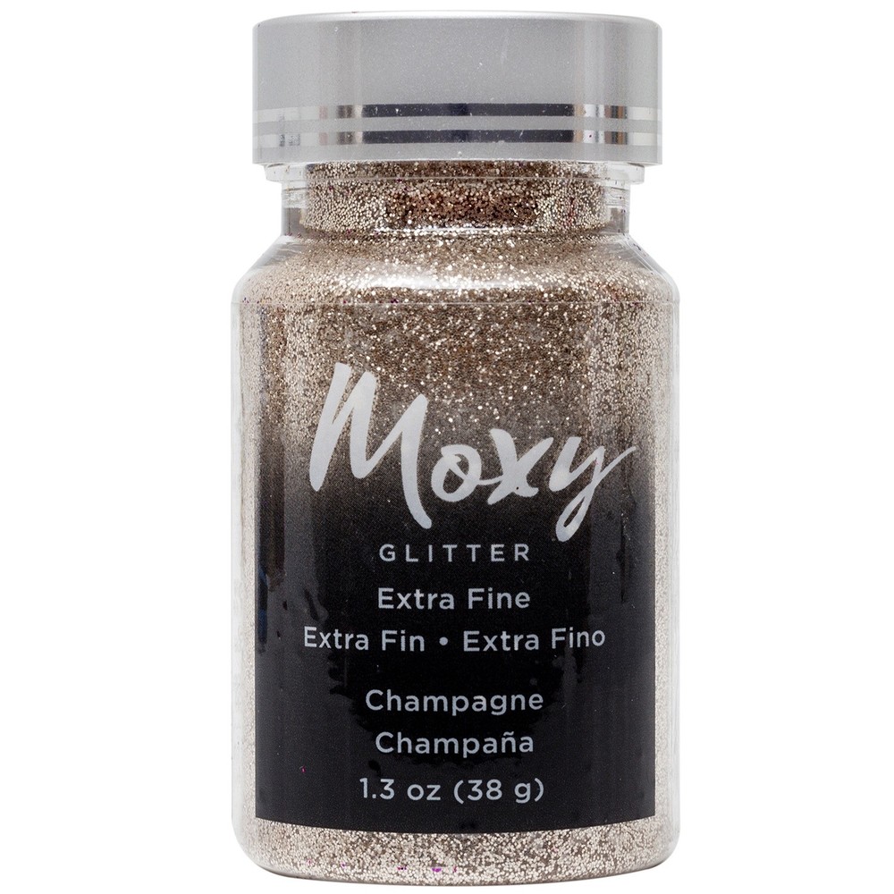 Moxy Extra Fine Glitter 1.5oz-Champagne - 3 Pack