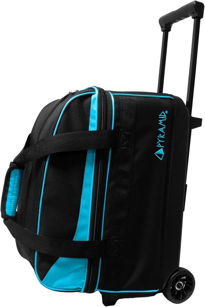Double Roller 2 Ball Bowling Bag W/ Large Separate Compartment Bowling