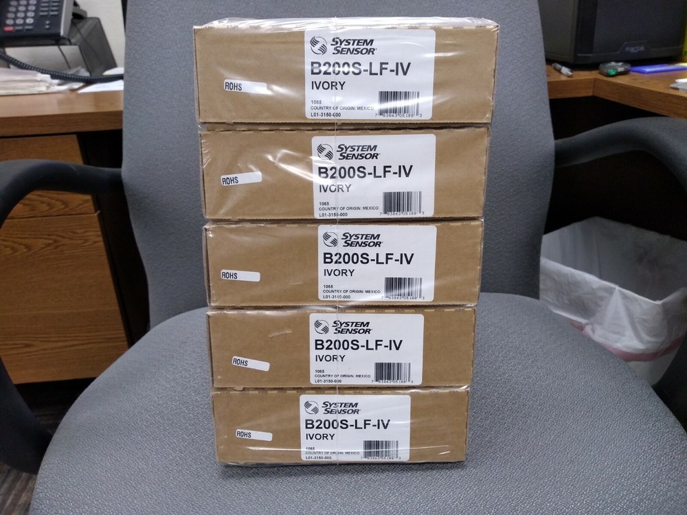 Sounder Base, 6", Ivory, Low Frequency, System Sensor #B200S-LF-IV