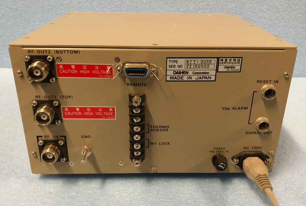 Daihen MFT-20SB RF Splitter AMAT Applied Materials Guaranteed!