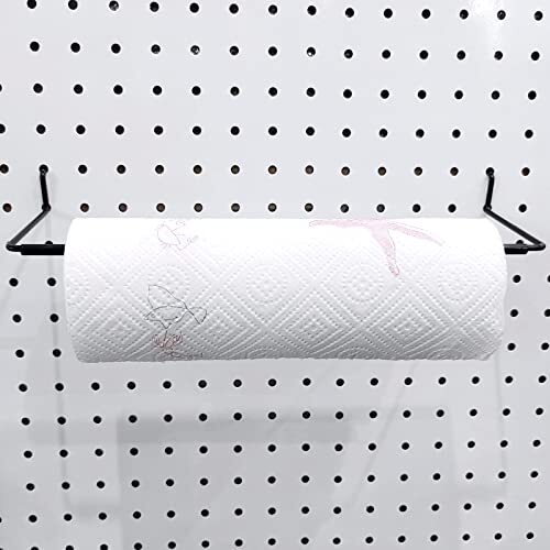 5 Pack Extendable Pegboard Paper Towel HolderPegboard Hook for WorkshopGarage...