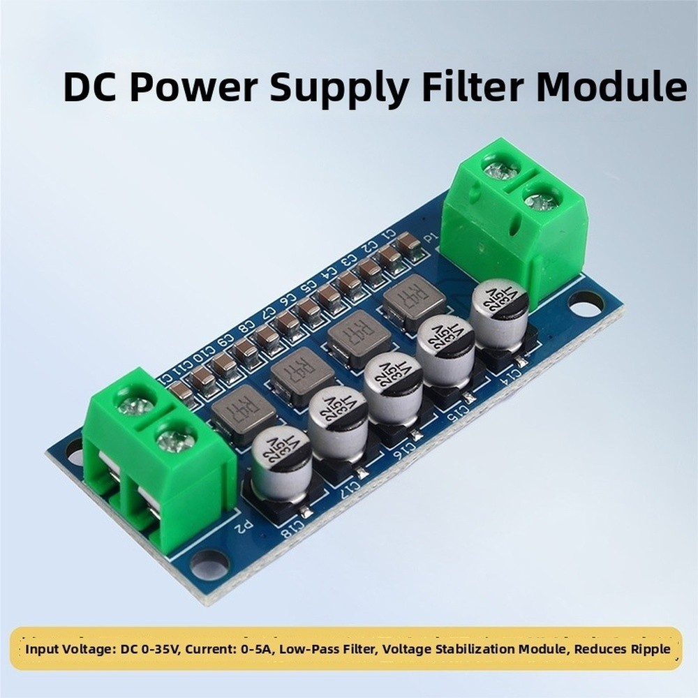 12V 24V Input Low Pass Filter Regulator Module Up to 5A Current Capacity