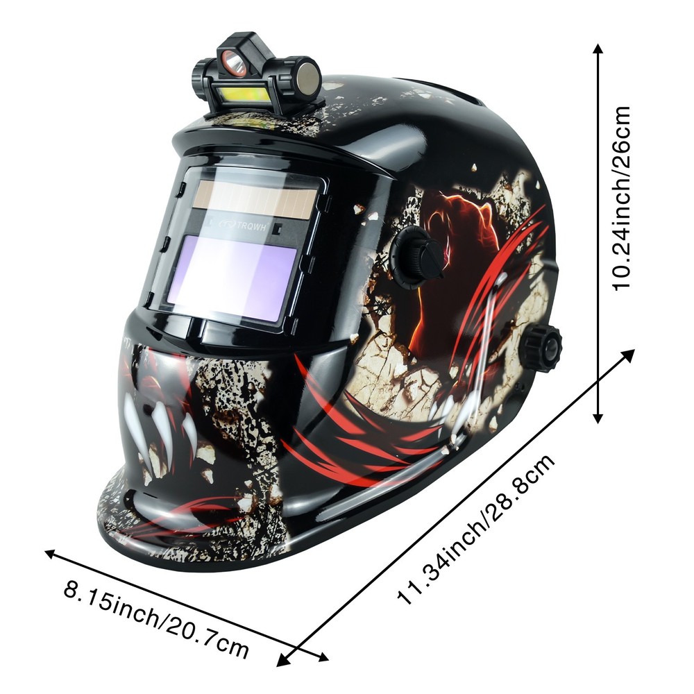 True Color Auto Darkening Welding Helmet