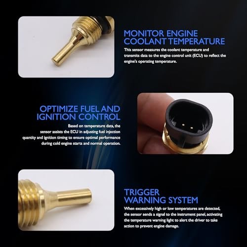4954905 Engine Coolant Temperature Sensor - Compatible with Dodge Ram 2500