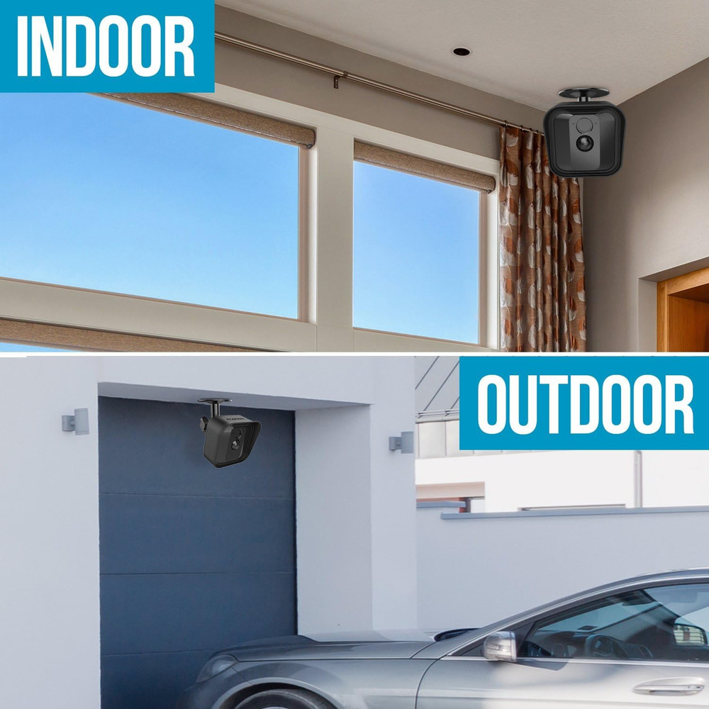 Black 360 Degree Adjustable Wall Mount Bracket and Silicone Protective