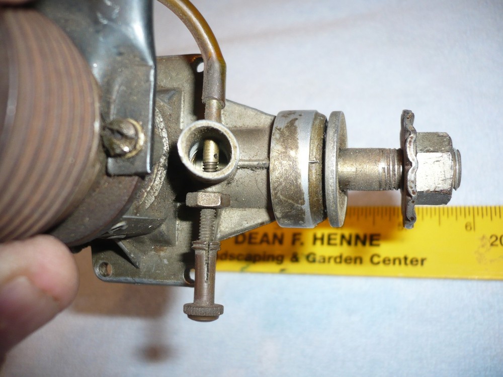 1938 era Herkimer OK Super 60 Model Airplane Engine external points and condense