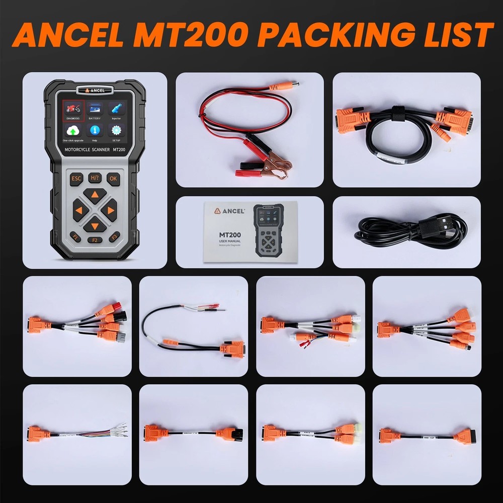 Motorcycle OBD2 Scanner Diagnostic Tool Fault Code Reader ABS Fit For Triumph