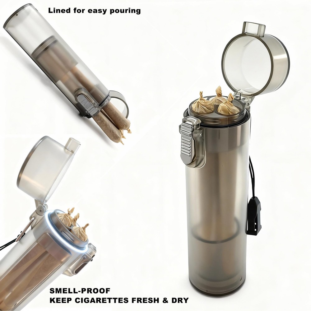Cigarette Rolling Machine, Automatic USB-C & Battery Powered, Adjustable Dens...