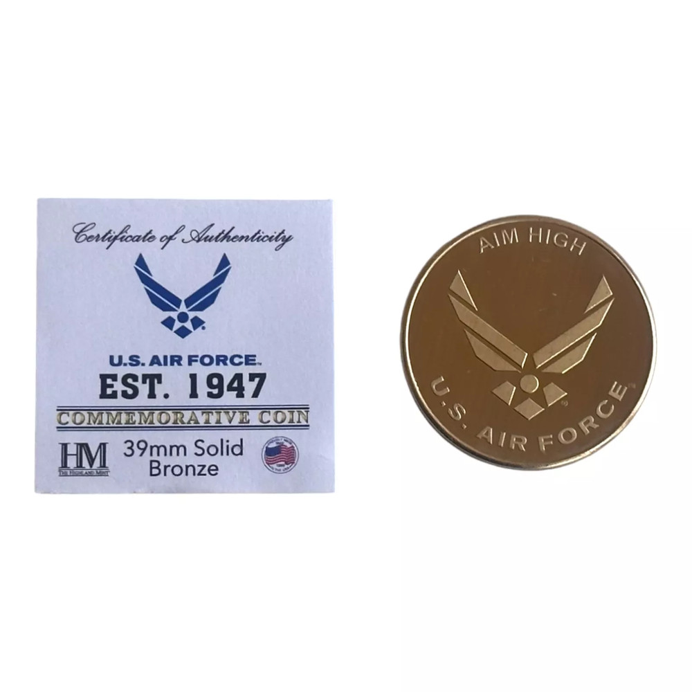 U.S. Air Force Commemorative Coin 39mm Solid Bronze