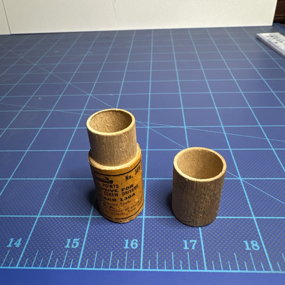 NORTH BROS. “YANKEE” CHUCK ADAPTER & Drill Points Empty Container No.309