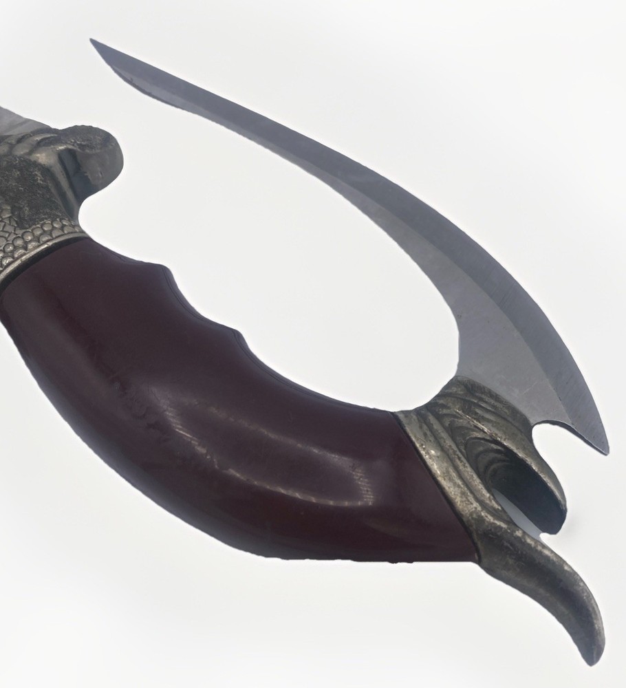 15” Dinosaur/Reptile Handled Fantasy Typhoon Hook Dagger