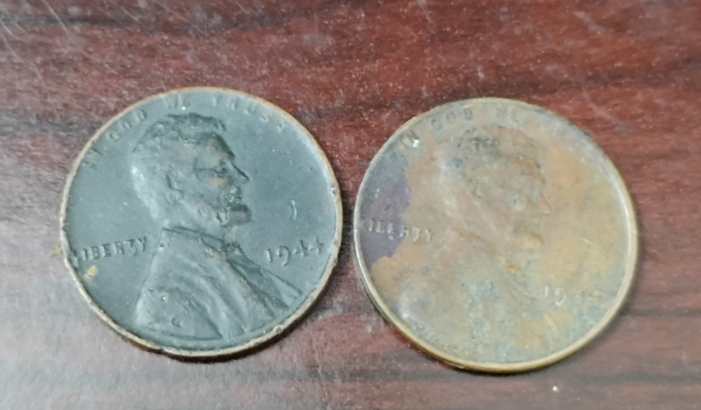 1944 wheat penny no mint mark error
