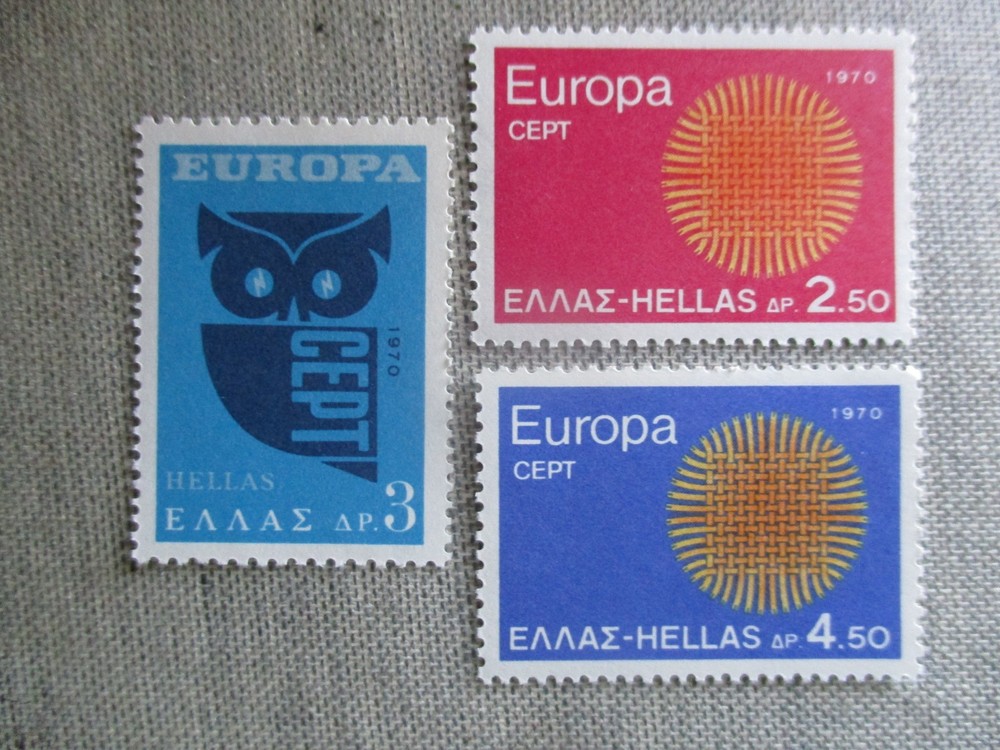 Greece, Scott# 985-987, MNH