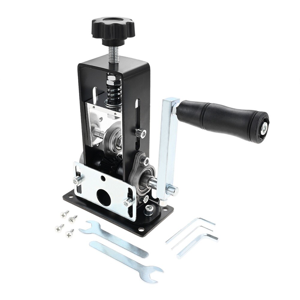 Wire Stripper Tool Machine for Hand Crank/Drill Powered Copper Scrap Recycling