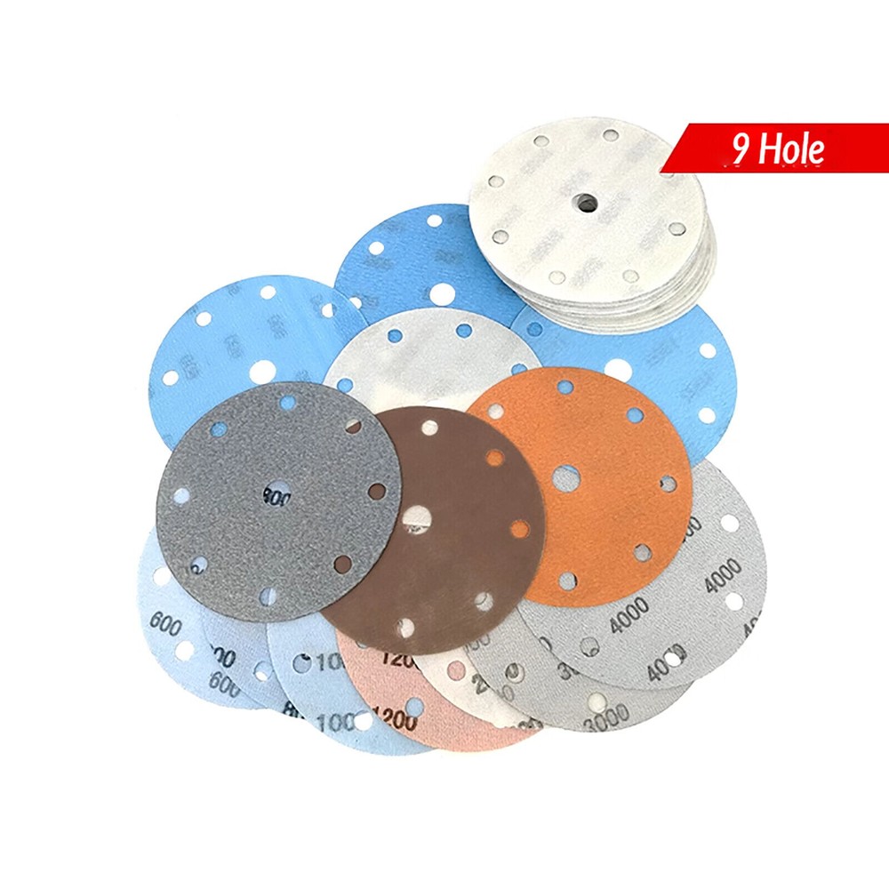 Sanding disc 150mm eccentric sandpaper sanding sheets grain P600-P5000
