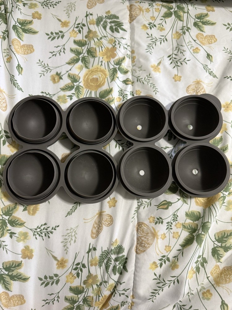 Round Ball Rubber Ice Mold For Drink