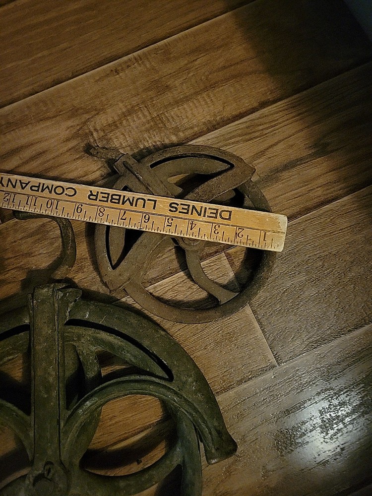 Antique Rustic Barn Pulleys