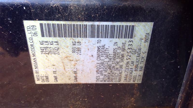 Fuse Box Engine Compartment VIN A 4th Digit Fits 08-10 ALTIMA 180827