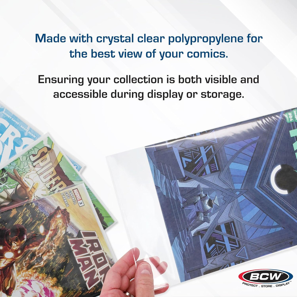 BCW Silver Comic Bags - 200 Count