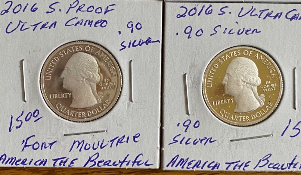 13 Silver Proof Quarters