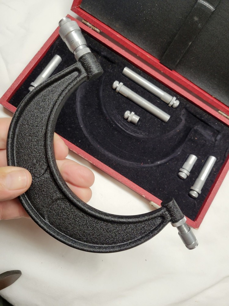 Central Tool Tubular Inside Micrometer 10 Pc Measurement Tool EXC COND
