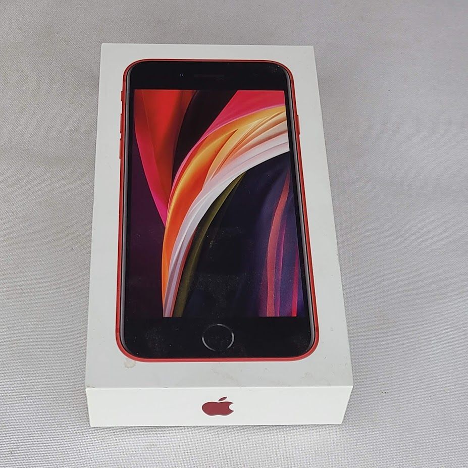EMPTY BOX ONLY Apple iPhone SE 2020 Red 128GB Replacement Retail Box No Device