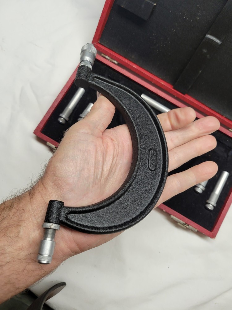 Central Tool Tubular Inside Micrometer 10 Pc Measurement Tool EXC COND
