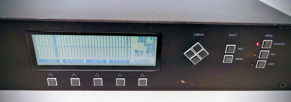 Oxmoor DEQ-II High-resolution Programmable Digital Equalizer with Power Cord