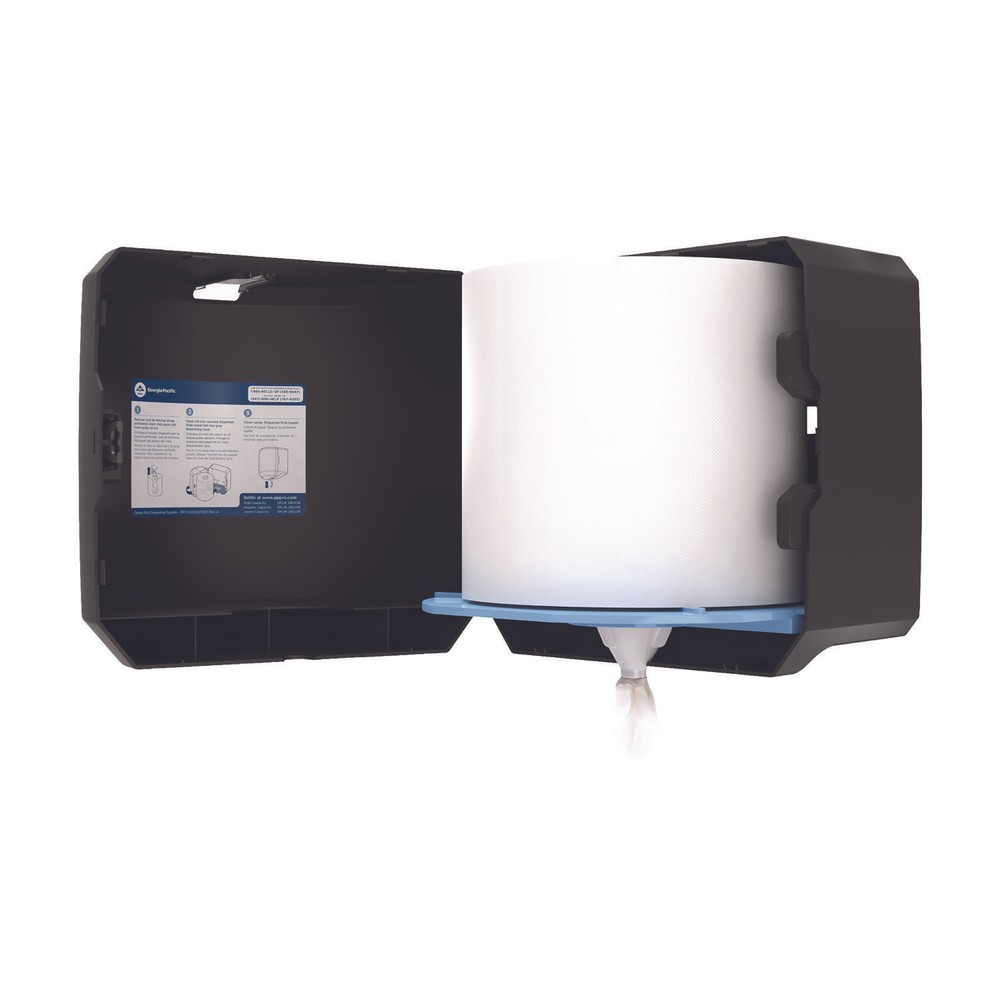 SofPull CenterPull Hand Towel Dispenser, 10.13 x 10.58 x 11.33, Black