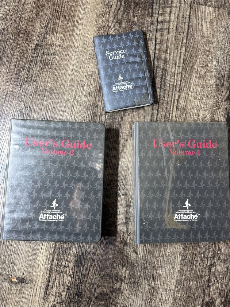 VINTAGE OTRONA ATTACHE PORTABLE COMPUTER User’s Guide And Service Guide