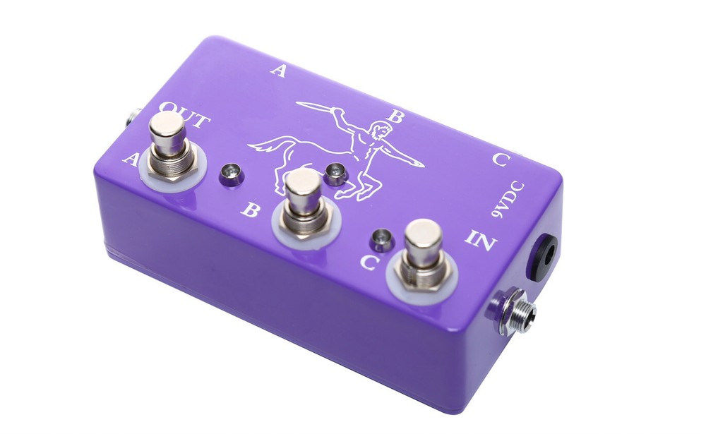 3-Loop Guitar Pedal Switch Board with True Bypass Channel Selection