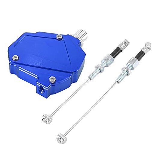 Universal Motorcycles Stunt Clutch Easy Pull Cable Line Aluminum Alloy Blue