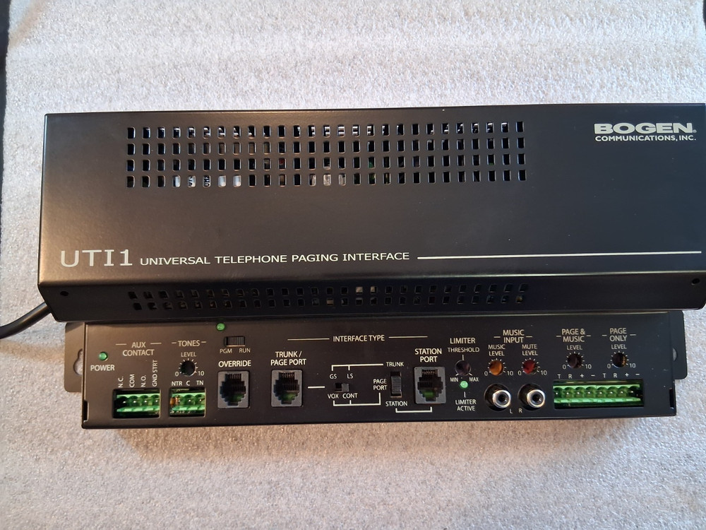 Bogen Communications UTI1 Universal Telephone Paging Zone Systems Interface