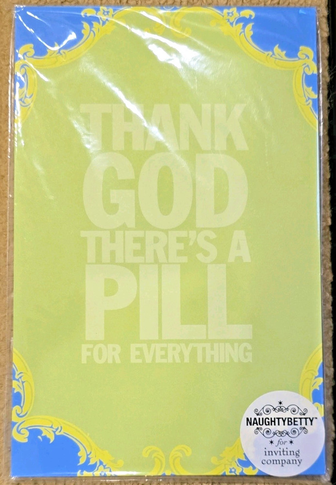 Notepad Thank God There's a Pill