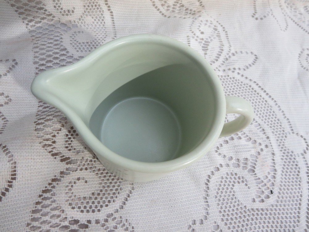 Snow Leaf by Thomas O'Brian Celadon Green Creamer
