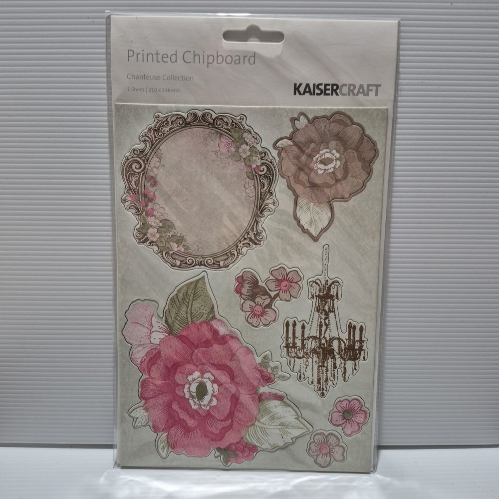 Kaisercraft "Chanteuse"  - Printed Chipboard  Embellishments Scrapbook