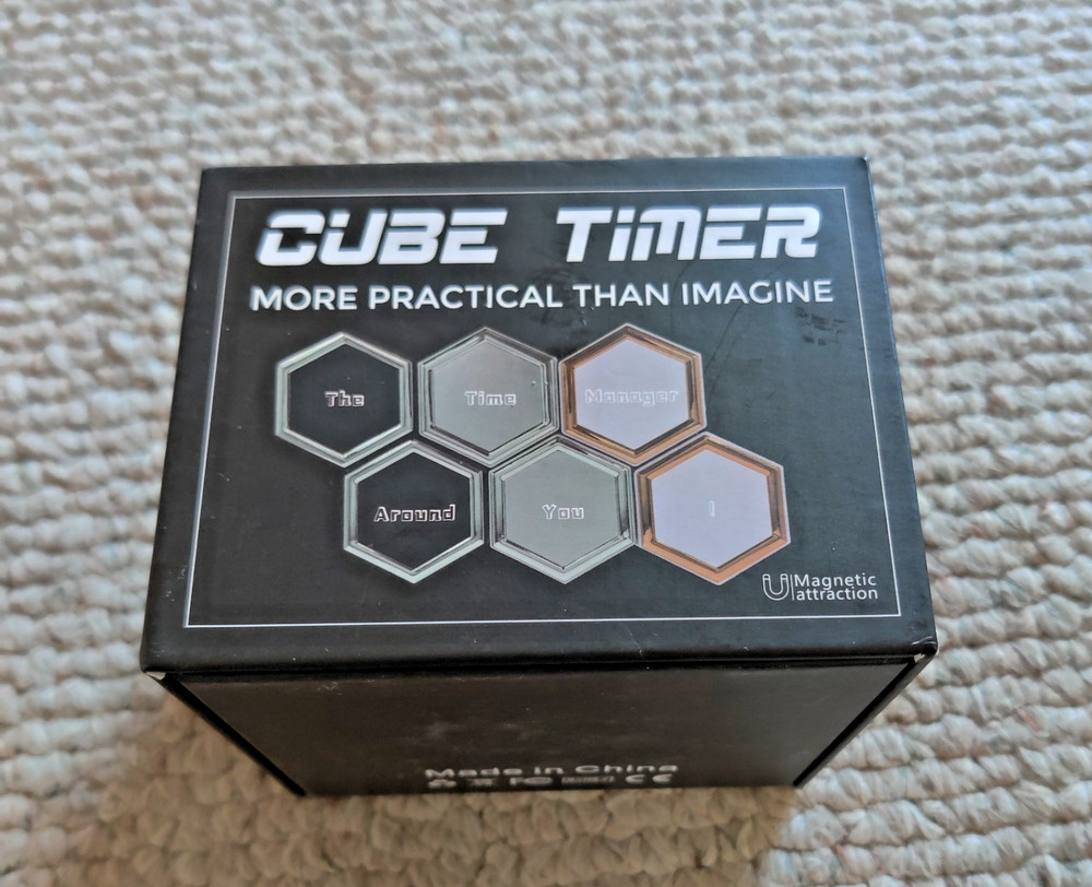 Timer Cube, Hexagon Productivity Timer, Pause & Resume